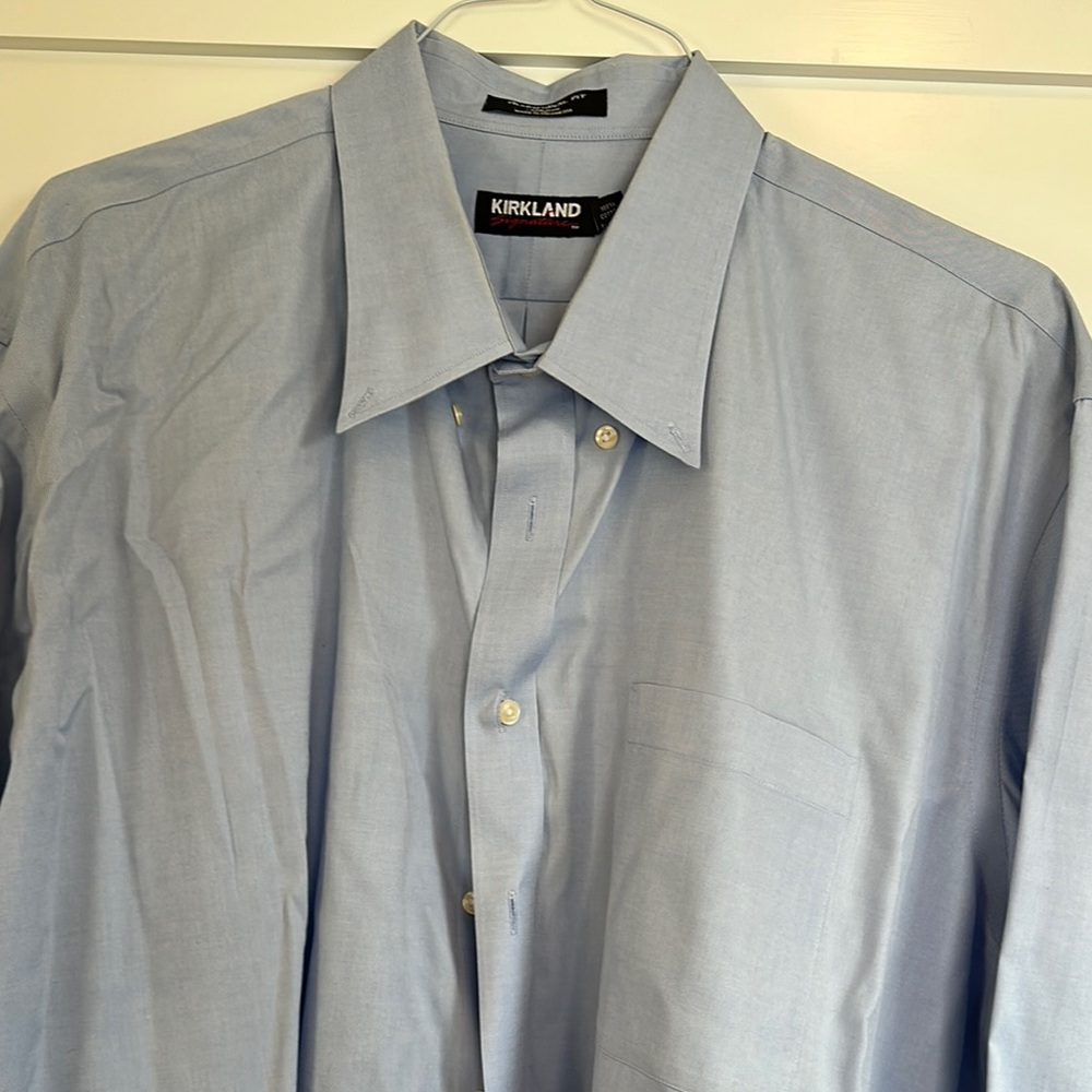 Kirkland Signature Men's Blue Shirt